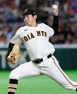 巨４―２広（２９日）　竹丸、トップに並ぶ４勝目