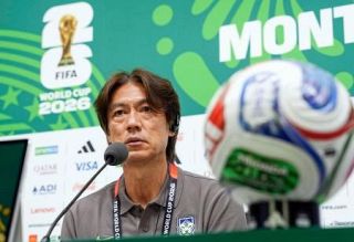 韓国、洪明甫監督「必ず勝利」　１次Ｌ突破狙う