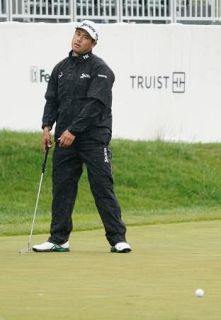 米男子ゴルフ、松山３３位に後退　トゥルーイスト選手権第２日