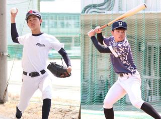 「憧れの球場で持ち味発揮したい」山田（倉敷工）原田（矢掛）西日本選抜入り ５月４日に甲子園で高校軟式野球交流戦