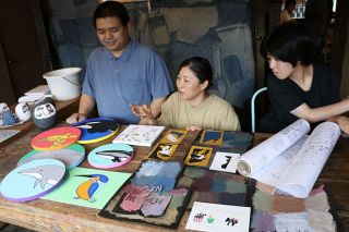 ２０～２２日に障害者アートイベント 絵画や切り文字展示　受注目指す倉敷の事業所が初開催 