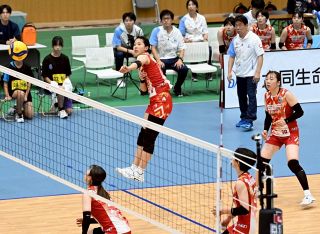 勝負どころでプレー精度欠く シーガルズ３連敗 ＳＶリーグ女子