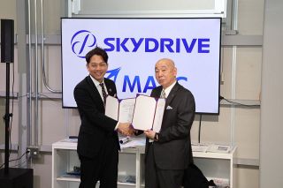 空飛ぶクルマ事業化へ 機体購入合意　ＭＡＳＣ（倉敷）２８年運航目指す