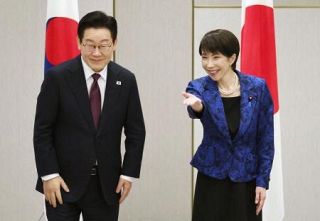【日韓首脳会談】首相、中国にらみ結束誇示　李大統領、タカ派色警戒も
