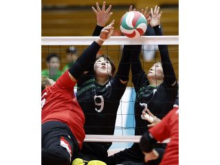 菊池らの日本、準決勝で敗れる アジアパラ・シッティングバレー女子