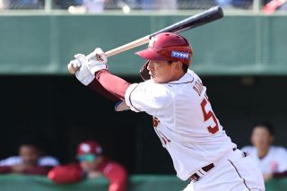 プロ野球オープン戦・楽天 倉敷出身コンビが存在感　１－０で広島に零封勝ち