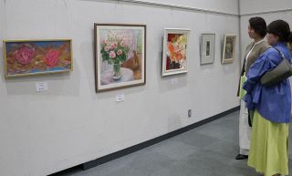 福山文化連盟 ばら祭協賛催し多彩　絵画・書道展、芸能や能楽大会