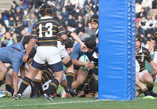 倉敷快勝発進 全国高校ラグビー大会 土佐塾（高知）下す １６強懸け、３０日に京都成章と対戦