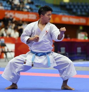 西山「一つの目標にしていた大会。本当にうれしい」　アジア大会空手Ｖ
