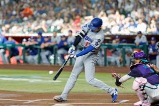 大谷、８試合連続安打　鈴木は適時打含む２安打