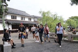 観光客５２２万人 コロナ禍前上回る　倉敷市２５年 外国人宿泊客は過去最多