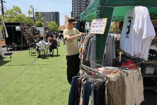 市民おなじみのイベントに　岡山・問屋町で朝市スタート　９月以降、定期開催へ