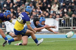 倉敷、シード校に屈す 全国高校ラグビー大会