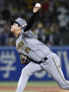 ヤ２―６神（１日）　高橋が１３勝目、阪神５連勝