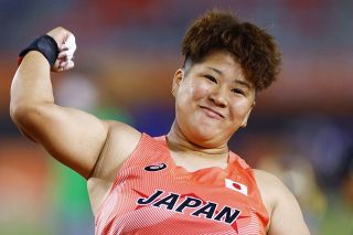 堀アジア新Ｖ２、陸上女子砲丸投げ 愛知・名古屋アジアパラ　陸上女子８００吉田は３位
