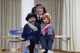 「すご腕・すご技　作州の名人　岡山学」⑦　腹話術　三谷温美さん（真庭市中河内）〝三位一体〟の安全指導