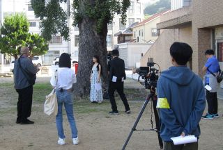 笠岡舞台に小中高生出演の映画製作　来年３月に上映予定