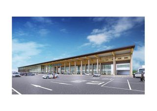 岡山空港大規模改修 モダン外観に　県計画、スマートレーン導入検討