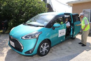 車で買い物や通院 高齢者の移動を住民支援　倉敷・天城地区でサービス開始　