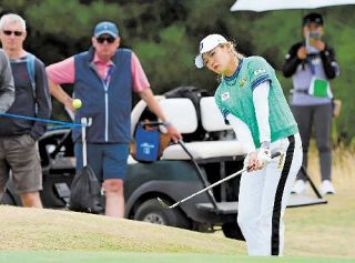 桑木飛躍　挫折越え　全英Ｖ、憧れの渋野と同じ大会で