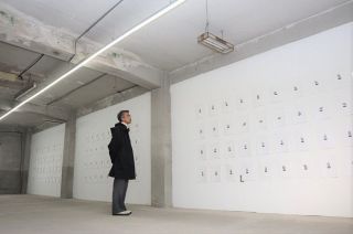 分かりにくく入りづらい？倉庫活用のギャラリー　岡山・カルチャーゾーンに開館