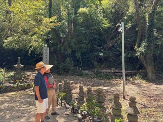 玉野・常山城跡に防犯カメラ設置　市教委、相次ぐ被害受け対策