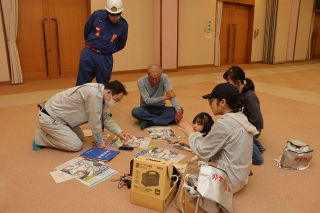 情報伝達の流れや避難手順確認 風水害想定　新庄村が訓練 村民ら３７０人参加