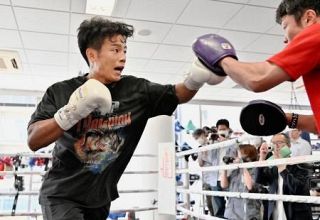 武居「バチッと倒して勝ちたい」　バンタム級２度目の防衛戦へ