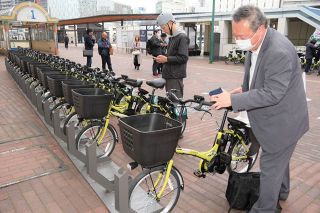 岡山市、新ももちゃり 運用開始　電動アシストとアプリ導入で刷新