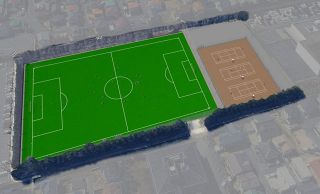 岡山市南区に人工芝のスポーツ拠点　ファジ運営会社が来年１月にも開業