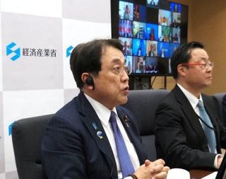 Ｇ７声明、石油あらゆる措置　追加放出準備と赤沢亮正経産相