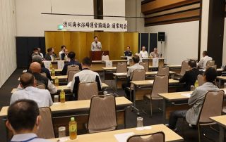 渋川海水浴場 ７月１２日海開き　運営協決定、８月２４日まで開設