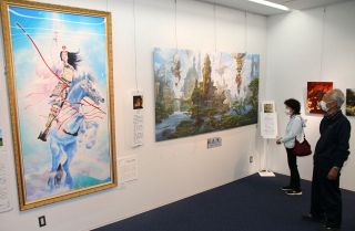 玉野が誇る才能一堂に　イラストや漫画、画家…　たまののミュージアムで企画展