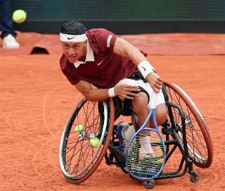 小田凱人、上地結衣が決勝進出　全仏テニス車いすの部