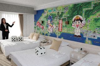 「桃鉄」の世界観味わえる客室　岡山プラザホテル、宿泊プラン提供