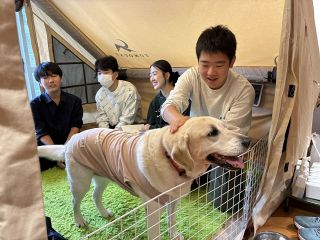 吉備の環アクション　スクールドッグ活動支援　岡山高生有志が現場体験