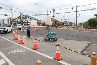 総社・損傷下水管の復旧完了　２３日にも通行止め解除