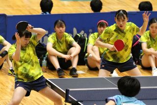 山陽学園５連覇 卓球女子団体 岡山県高校総体