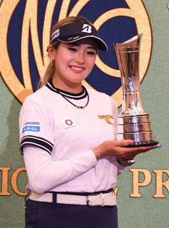 桑木選手にスポーツ栄誉賞授与へ　岡山市、全英女子ＯＰゴルフＶで