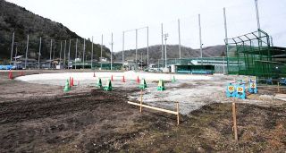 岡山県内初 ソフト専用球場誕生へ　平林金属本拠地 全面リニューアル