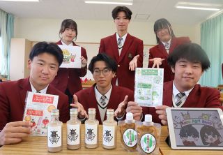 興陽高の商品ＰＲ 通販サイト活用　甘酒や唐辛子味噌など販売開始
