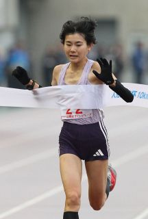 上杉１０㌔３位も悔しい 山陽女子ロード