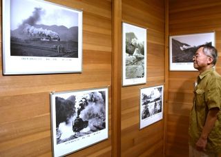芸備線や福塩線走るＳＬの雄姿　三次で鉄道写真展