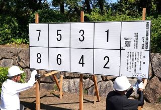 参院選ポスター掲示場、設置進む　岡山県内５２００カ所