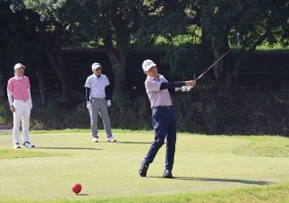 ポリオの根絶に役立てて　玉野ＲＣがチャリティーゴルフ大会