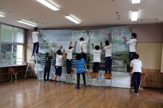 「感謝を形に」生徒が準備に汗　玉野・玉中、２４日に閉校行事