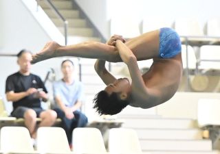 伴（関西高）５位　青森国スポ飛び込み少年男子板飛び込み