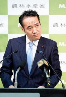 簗農相「私からの働きかけない」　支持の自治体へ交付金増額報道で