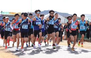 地域の誇り、たすきに込めて２６チーム力走 晴れの国岡山駅伝 岡山市北区が４連覇