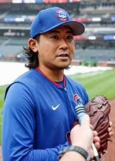 負傷の今永昇太がキャッチボール　左太もも裏の回復は順調